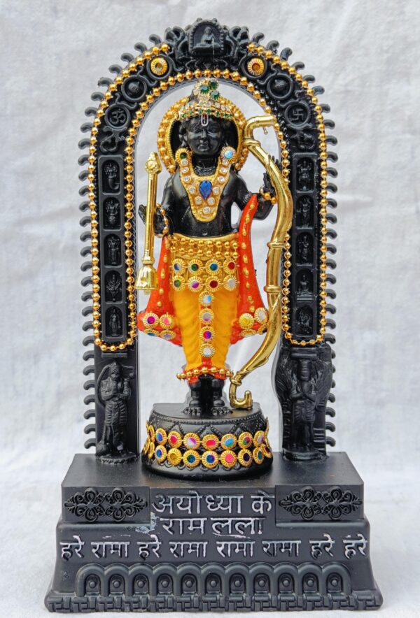 Ram Lala Murti Idol ||  Puja Home Office Decor Decorative Showpiece - Image 2